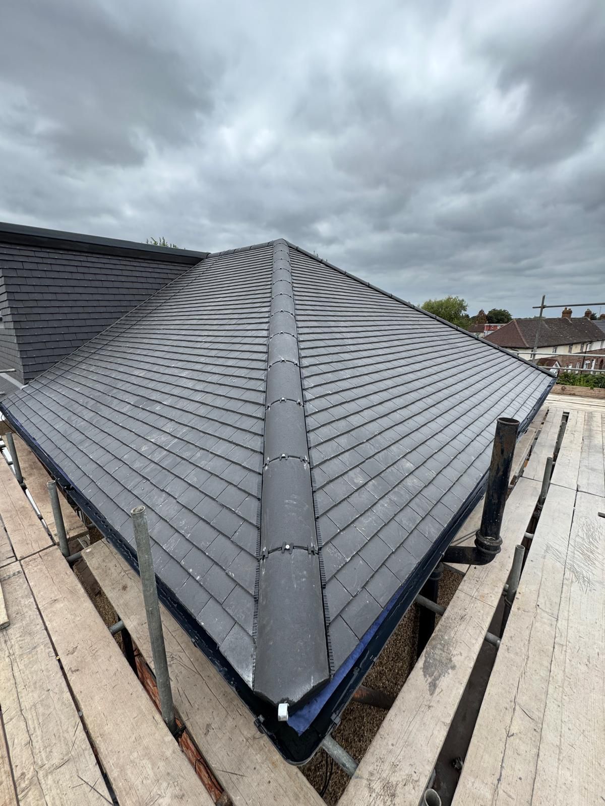 Modern glass conservatory roof in Bristol