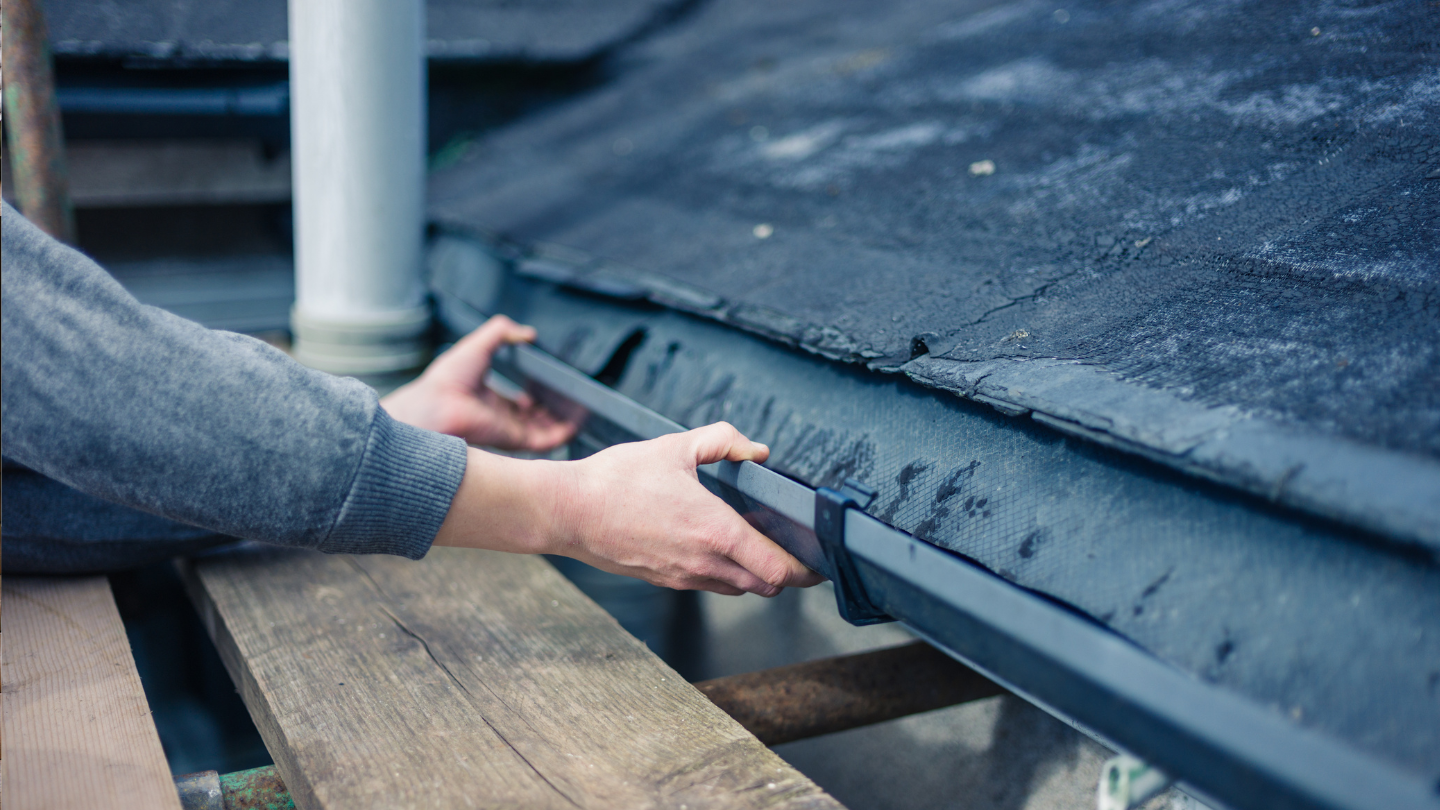Guttering fitted to the correct fall on a Bristol home
